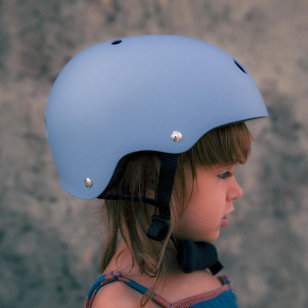 Kinderfeets Toddler Bike Helmet Matte - Slate Blue