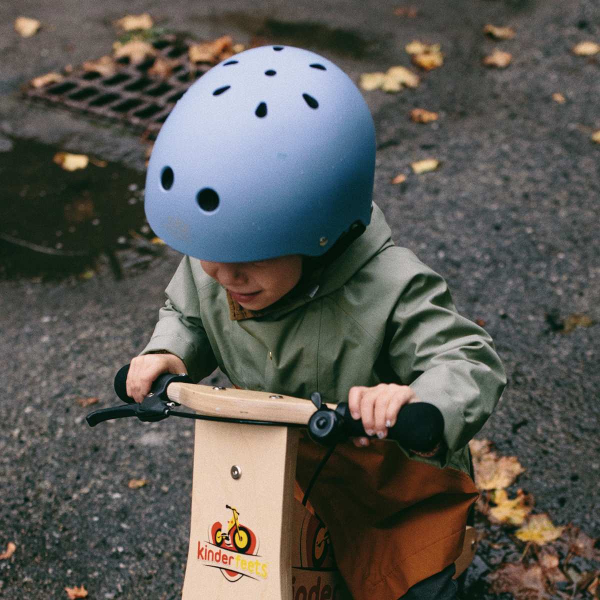 Kinderfeets Toddler Bike Helmet Matte - Slate Blue