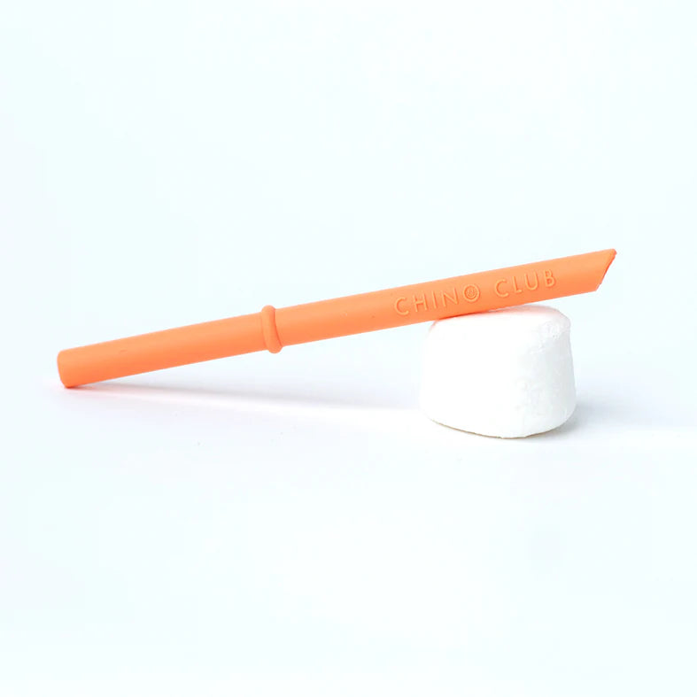 Baby Chino Silicone Straws - Various Colours