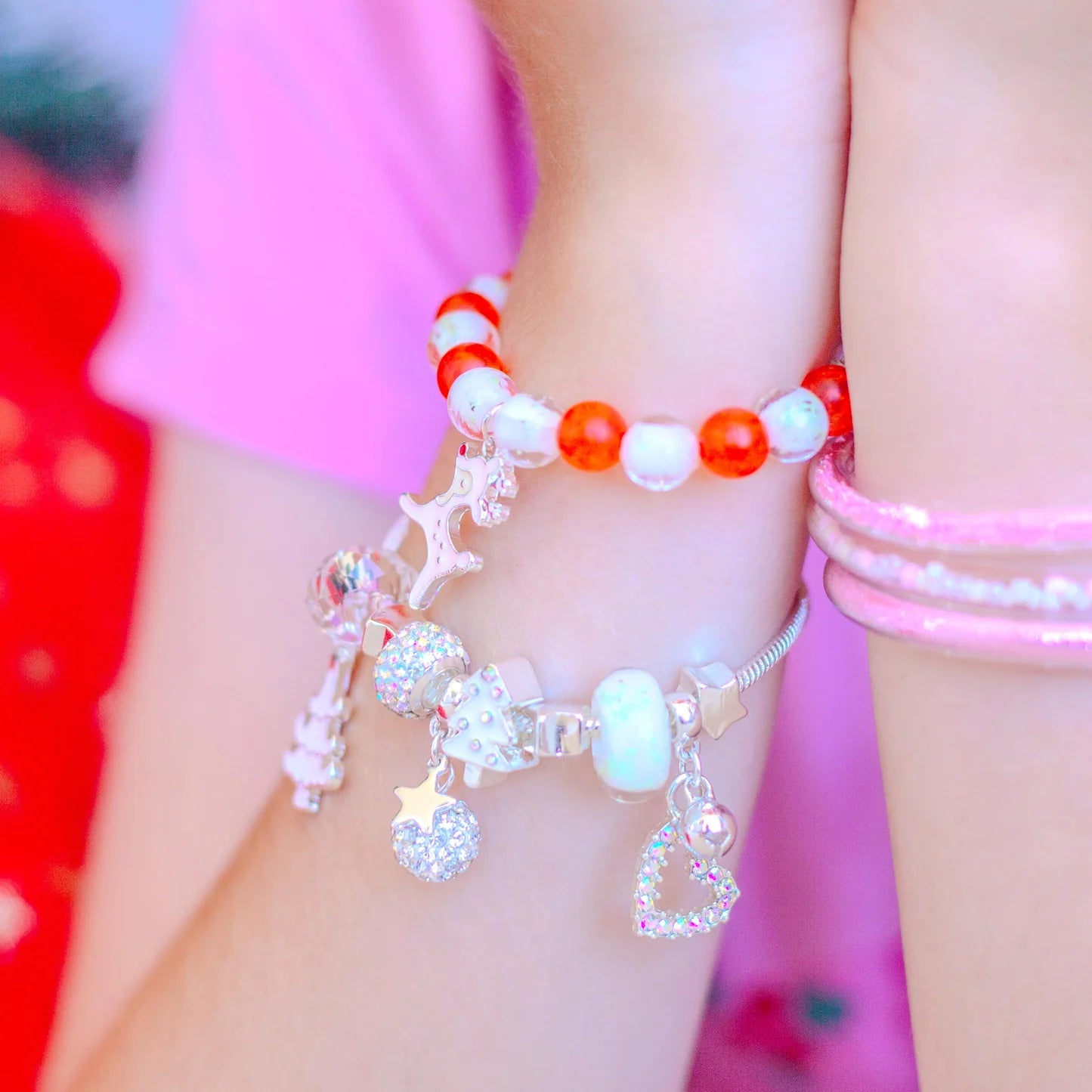 PRE ORDER - Bracelet - Glow in Dark - Reindeer Bracelet Set