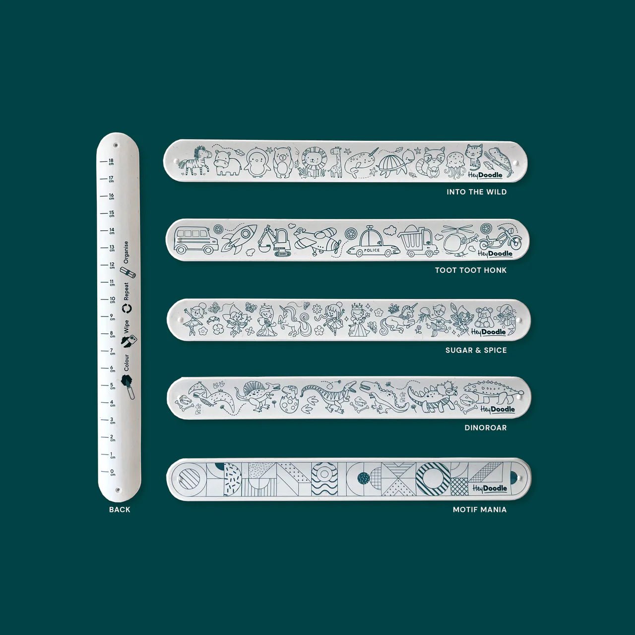 Wipeable Colouring In - Sketchband - Sugar and Spice