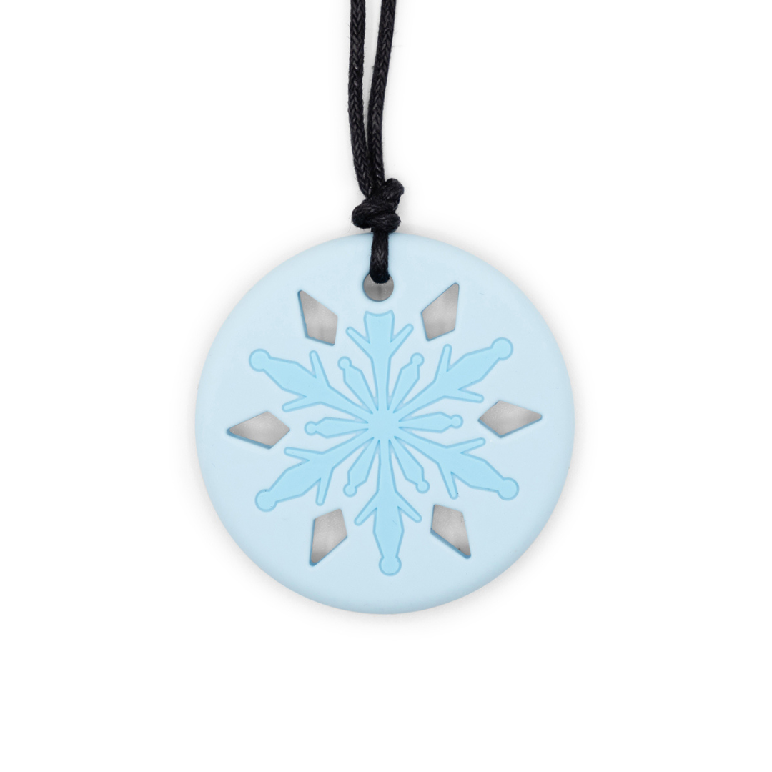 Chew Pendant - Snowflake Pendant - Multi colours