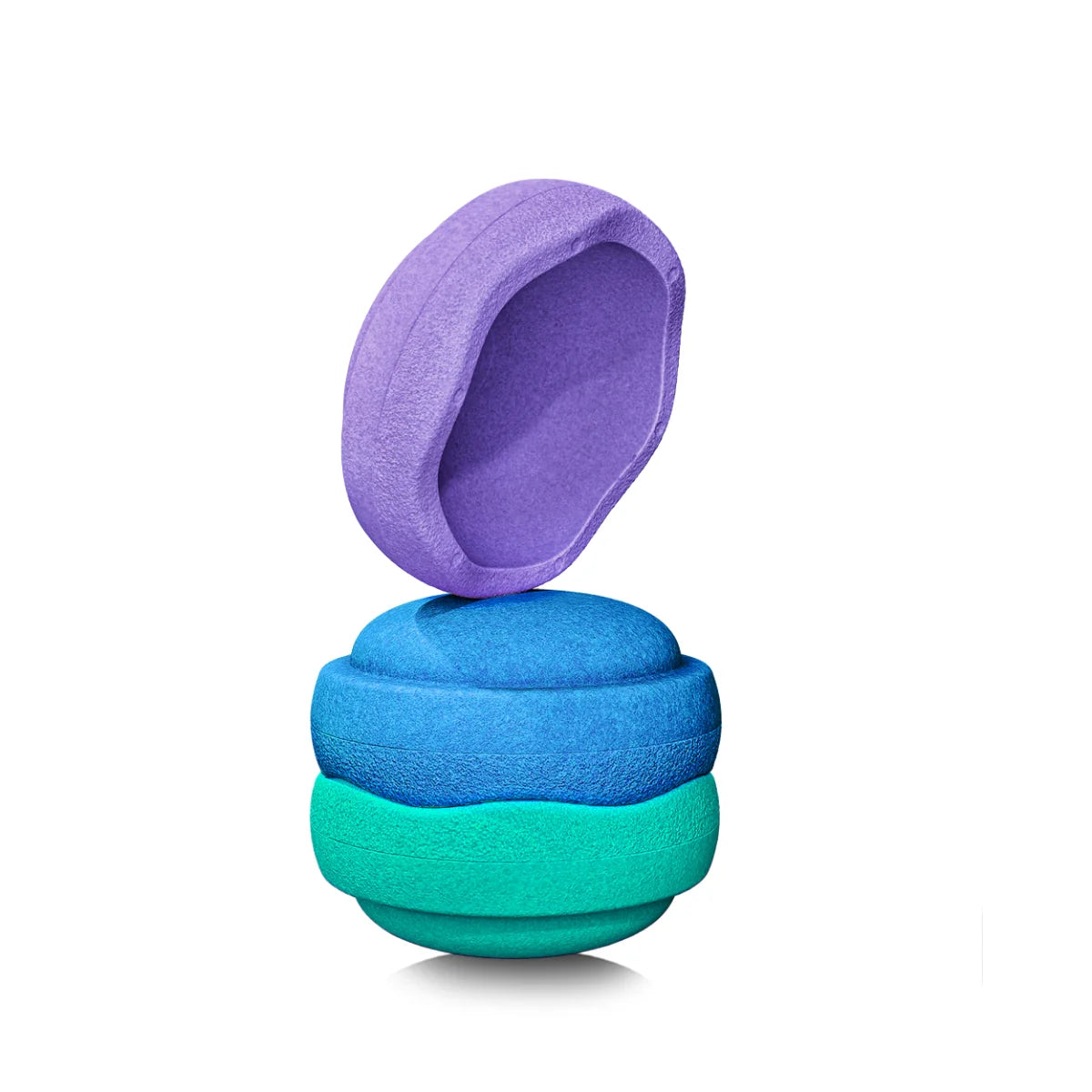 Stapelstein Balance Stepping Stones - Original size, Set of 3, Cool Classic