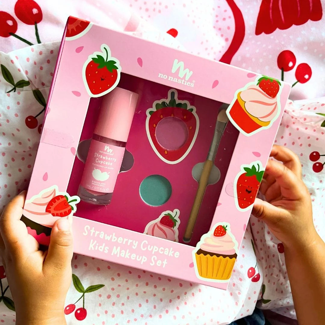 Natural Kids Makeup Gift Set - Strawberry Cupcake