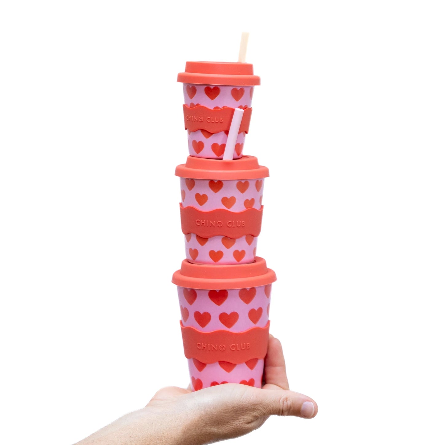 Baby 4oz Chino Cup - Hearts