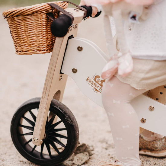 Kinderfeets 2 in 1 Tiny Tot plus Trike and Balance Bike - White