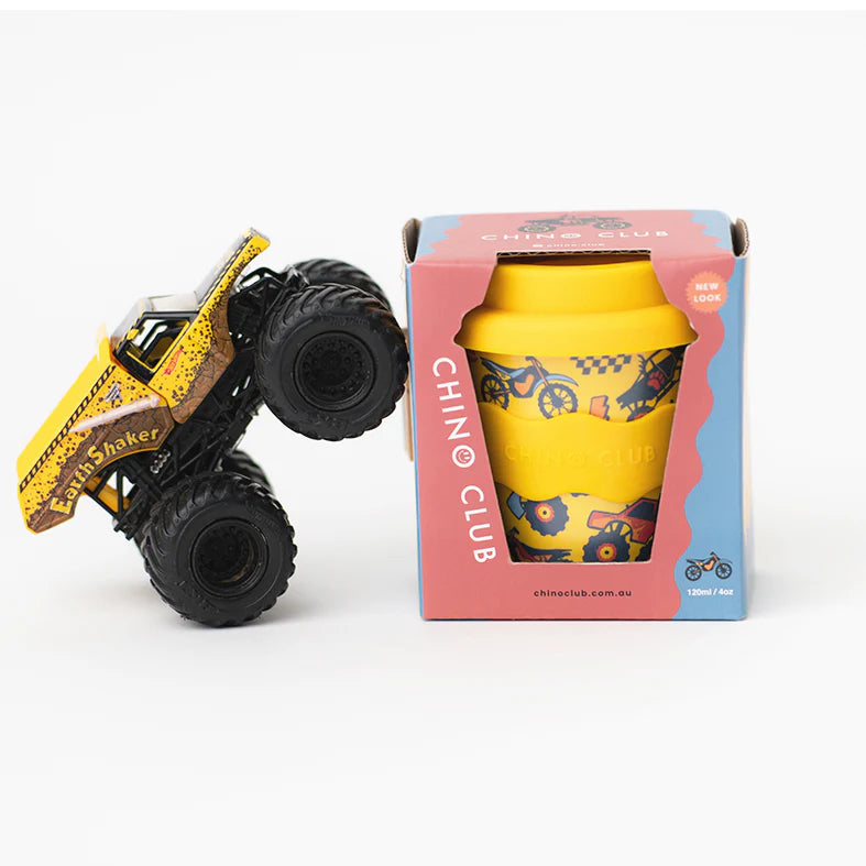 Baby 4oz Chino Cup - Wheelies