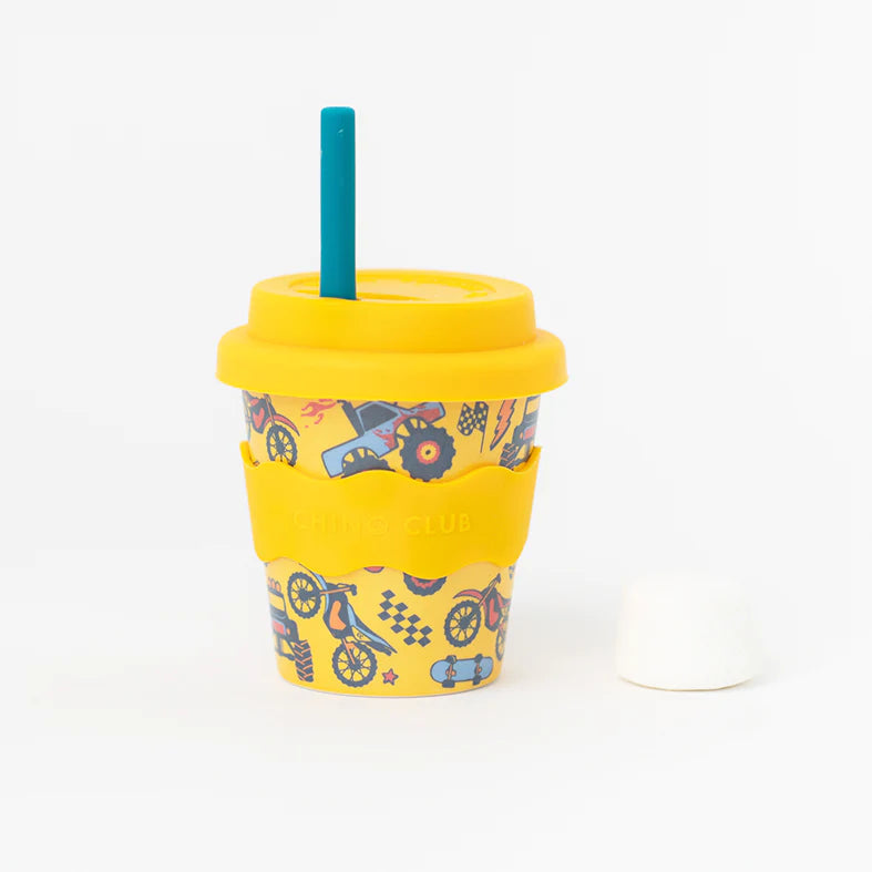 Baby 4oz Chino Cup - Wheelies