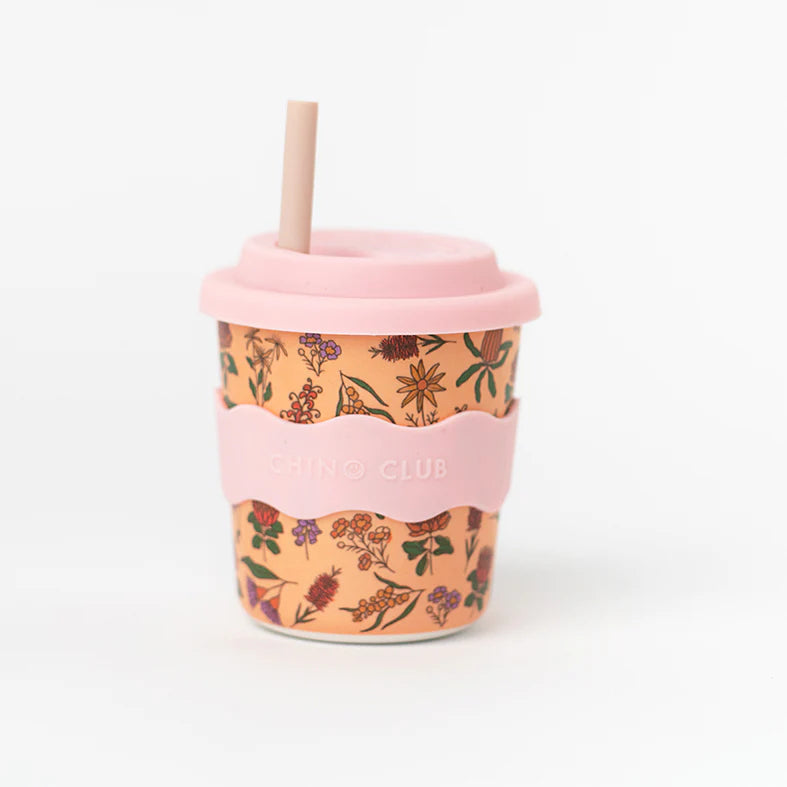 Kids 8oz Chino Cup - Australian Wildflowers