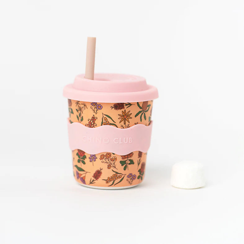 Kids 8oz Chino Cup - Australian Wildflowers
