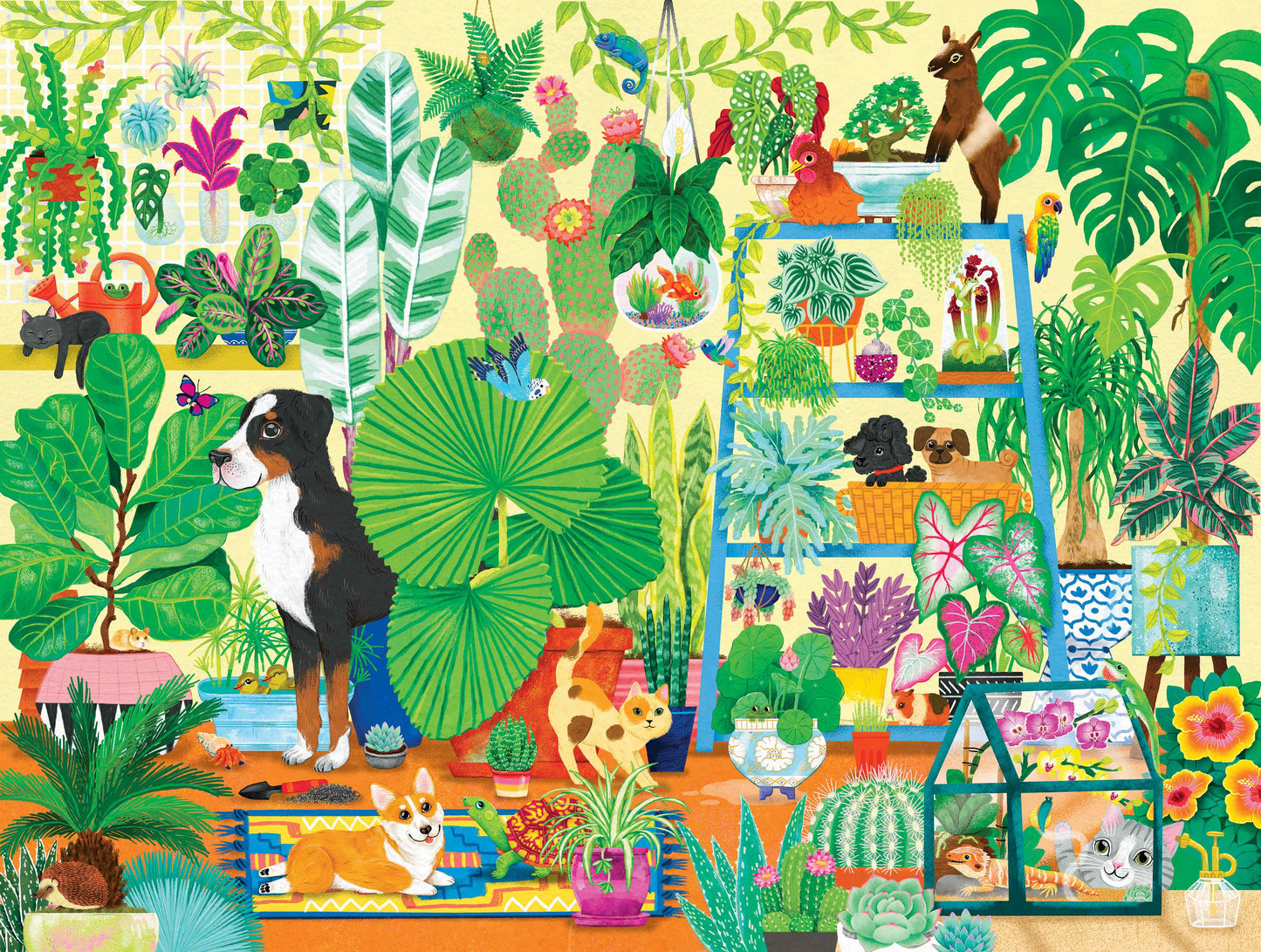 Family Puzzle 500 pc - Plants & Pets