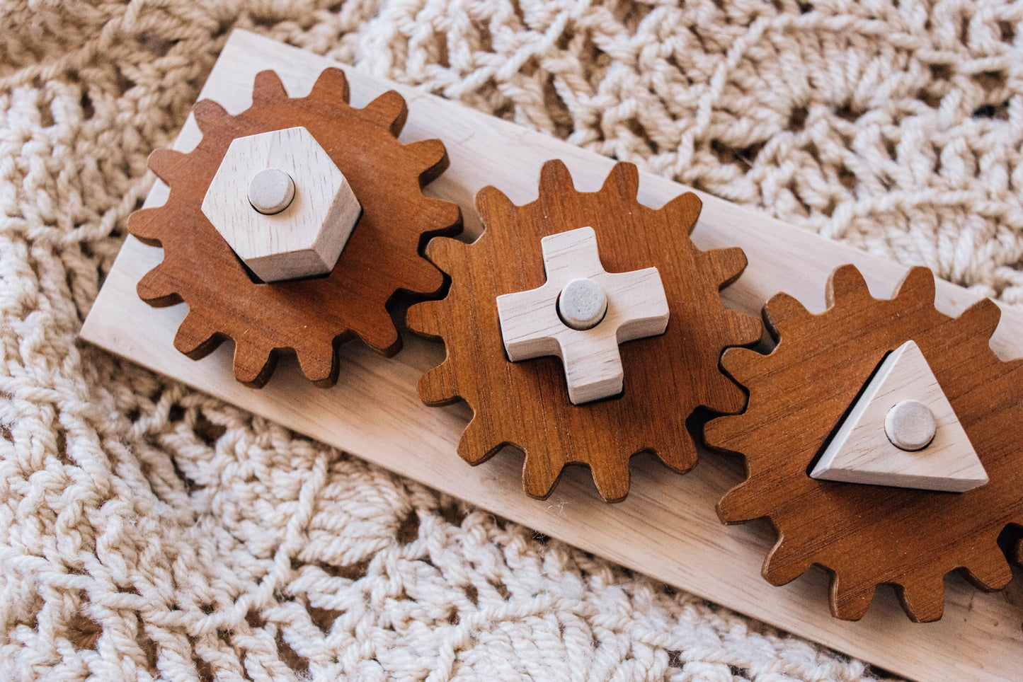 Wooden Gear Puzzle