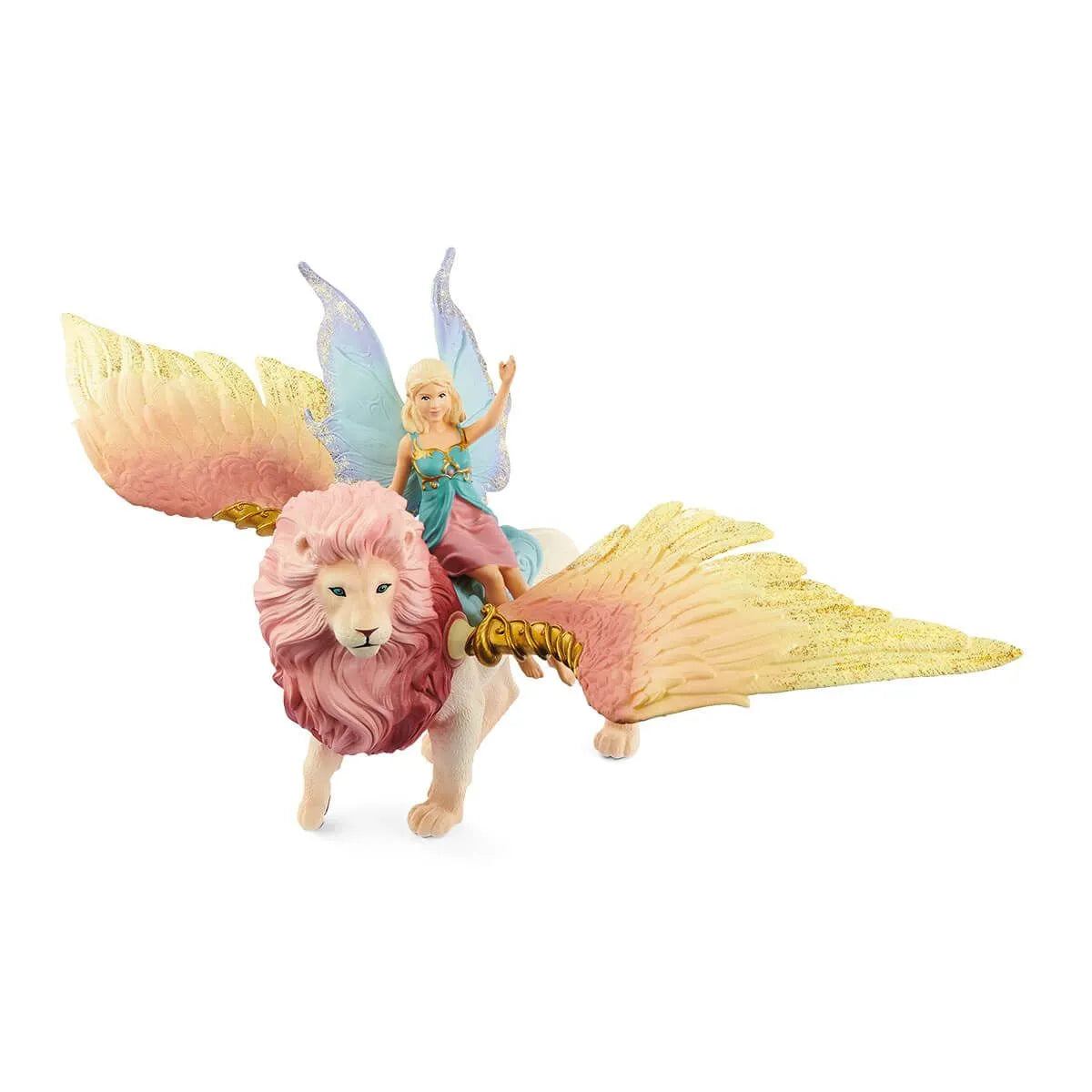 Fairy in Flight on Winged Lion