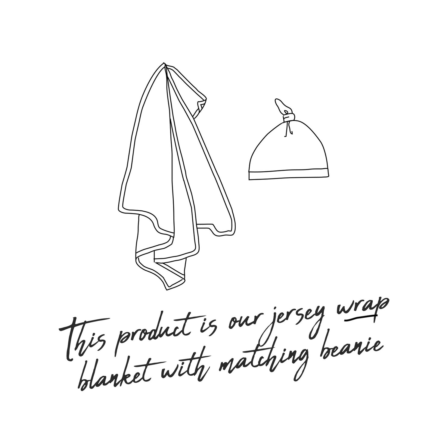 Baby Jersey Wrap Set - Roar