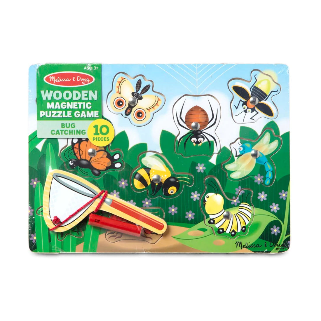 Magnetic Bug Catching Game