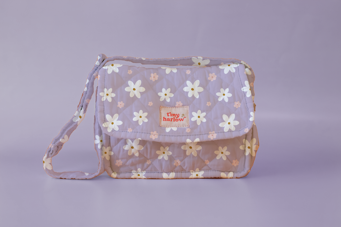 Tiny Nurturers Doll's Nappy Bag and Set - Lilac Daisy