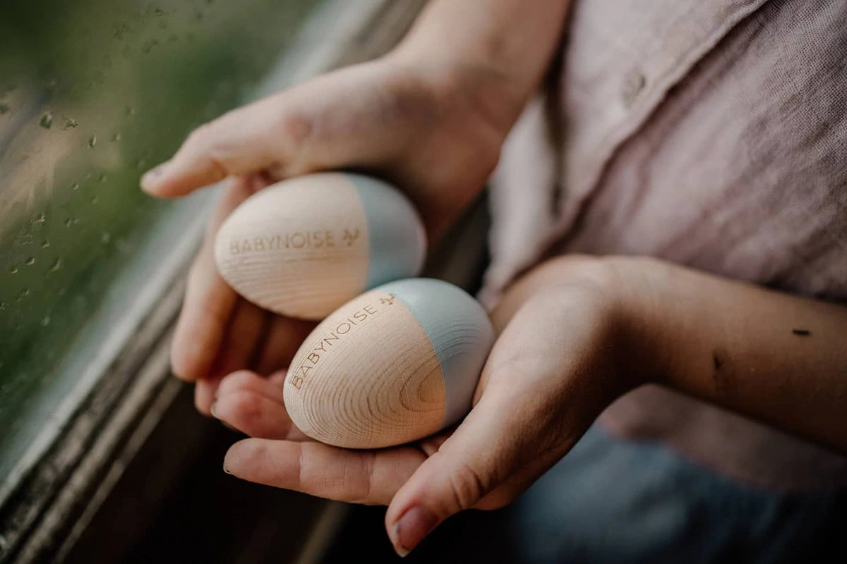 Wooden Egg Shakers - Various Colours