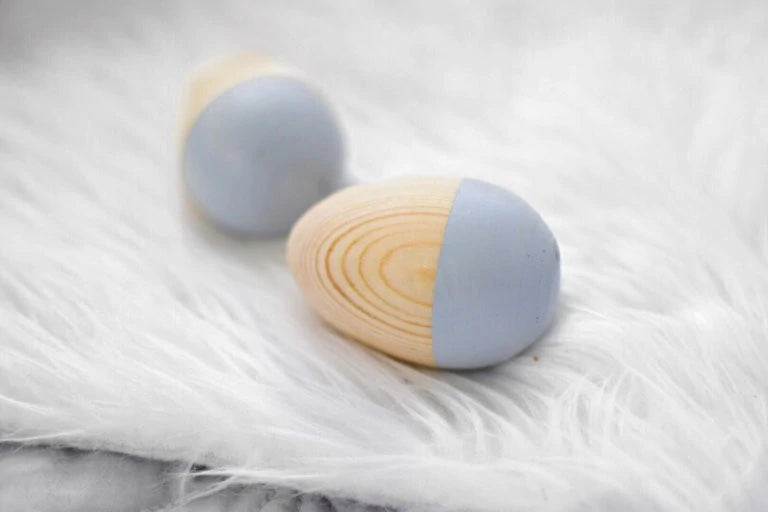 Wooden Egg Shakers - Various Colours
