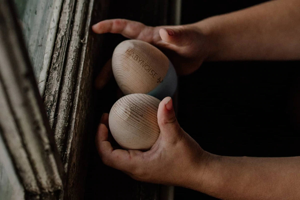 Wooden Egg Shakers - Various Colours