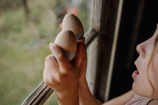 Wooden Egg Shakers - Various Colours