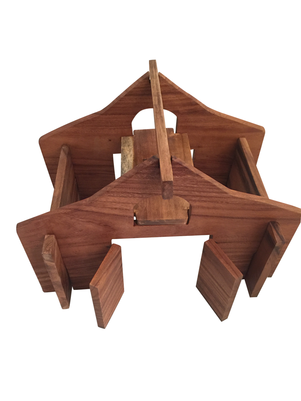 Barn with Felt Roof and Ladder