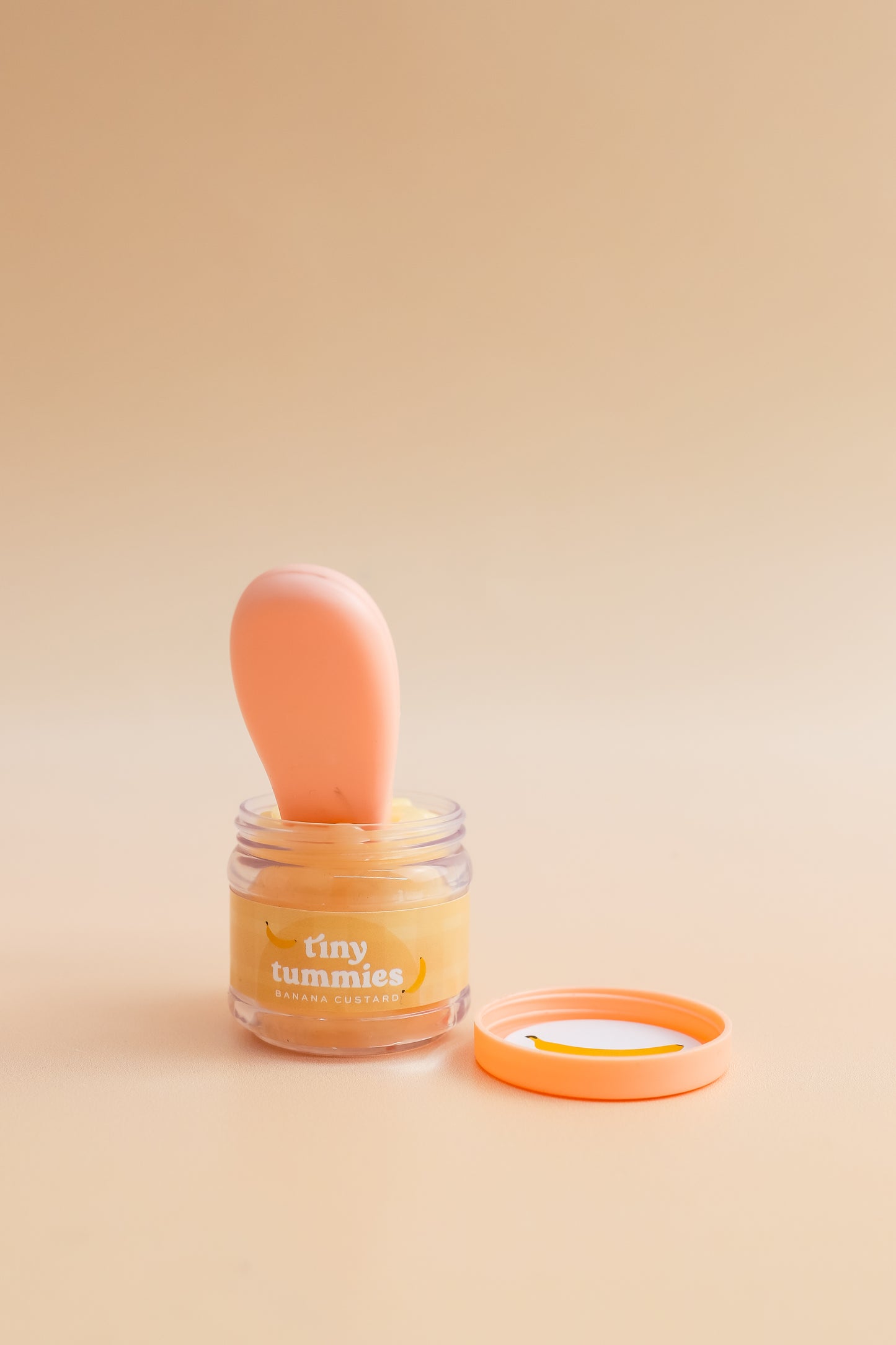 Tiny Harlow's Tiny Tummies - Banana Custard Puree Jar and Spoon