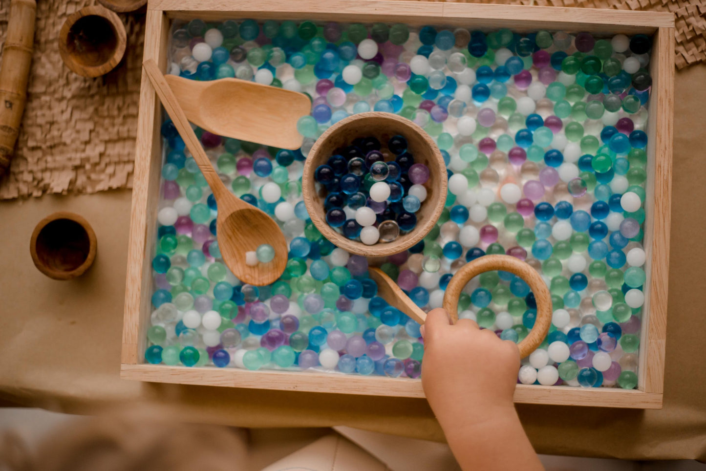 Wooden Tray - Sand Montessori Tray
