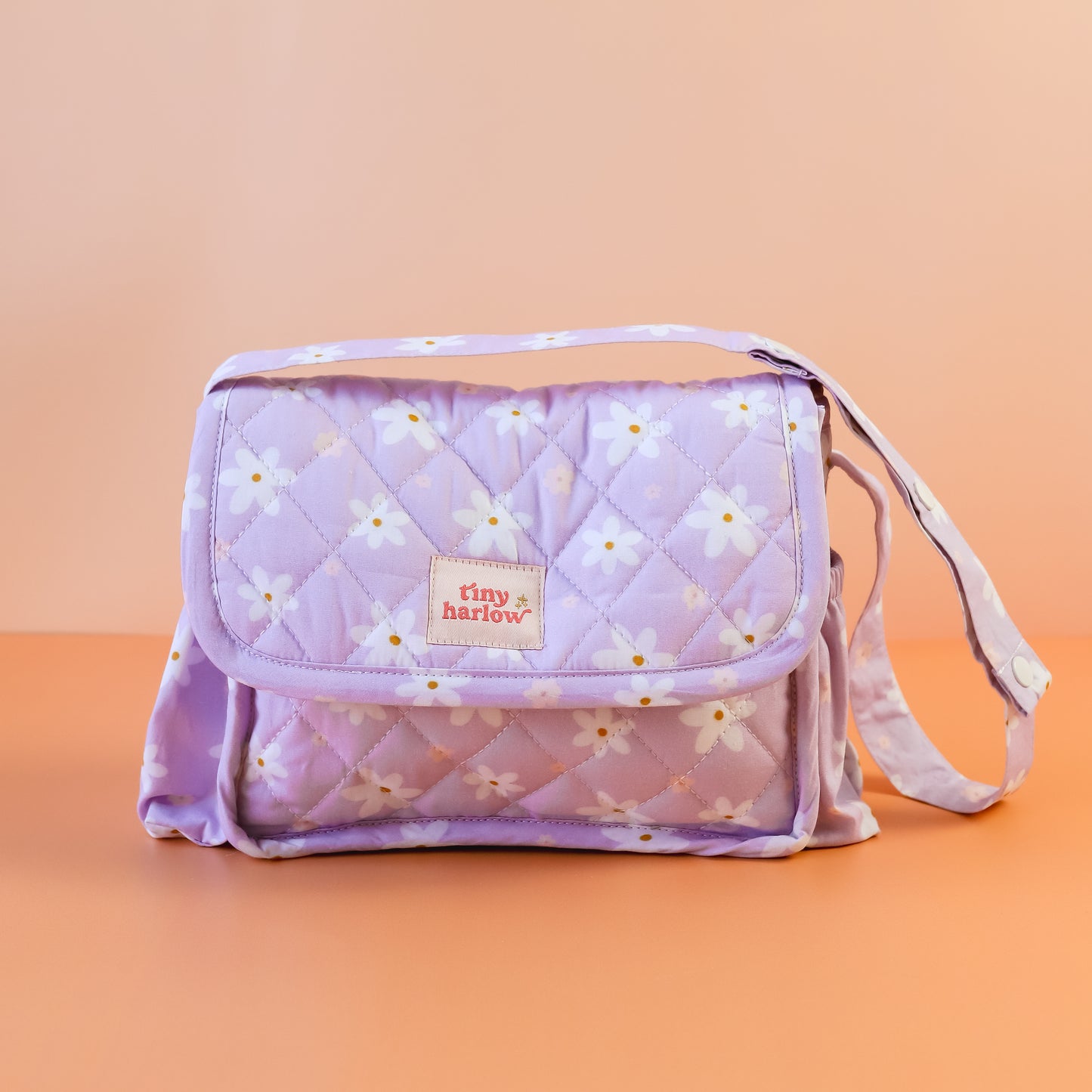 Tiny Nurturers Doll's Nappy Bag and Set - Lilac Daisy