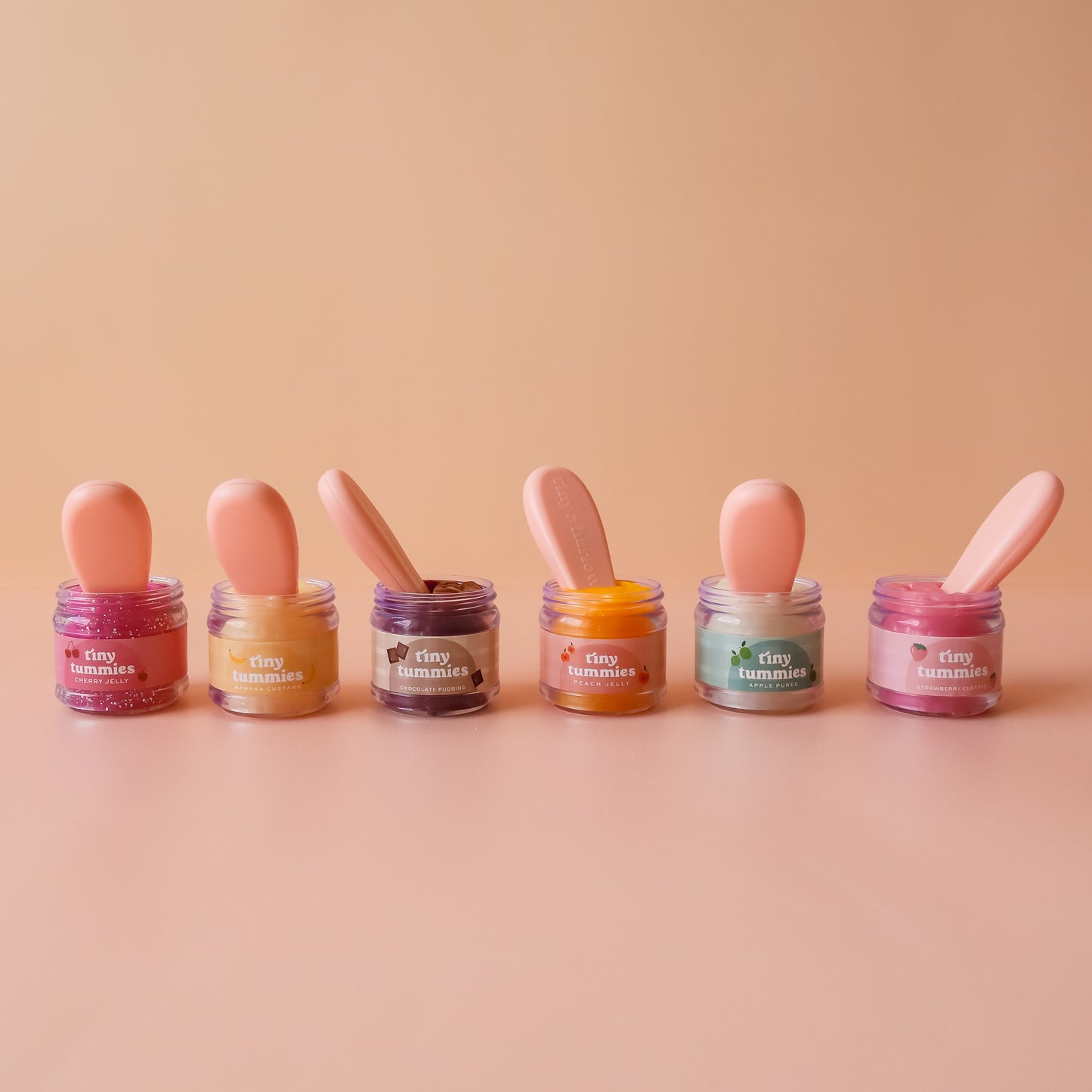 Strawberry Custard Jar and Spoon