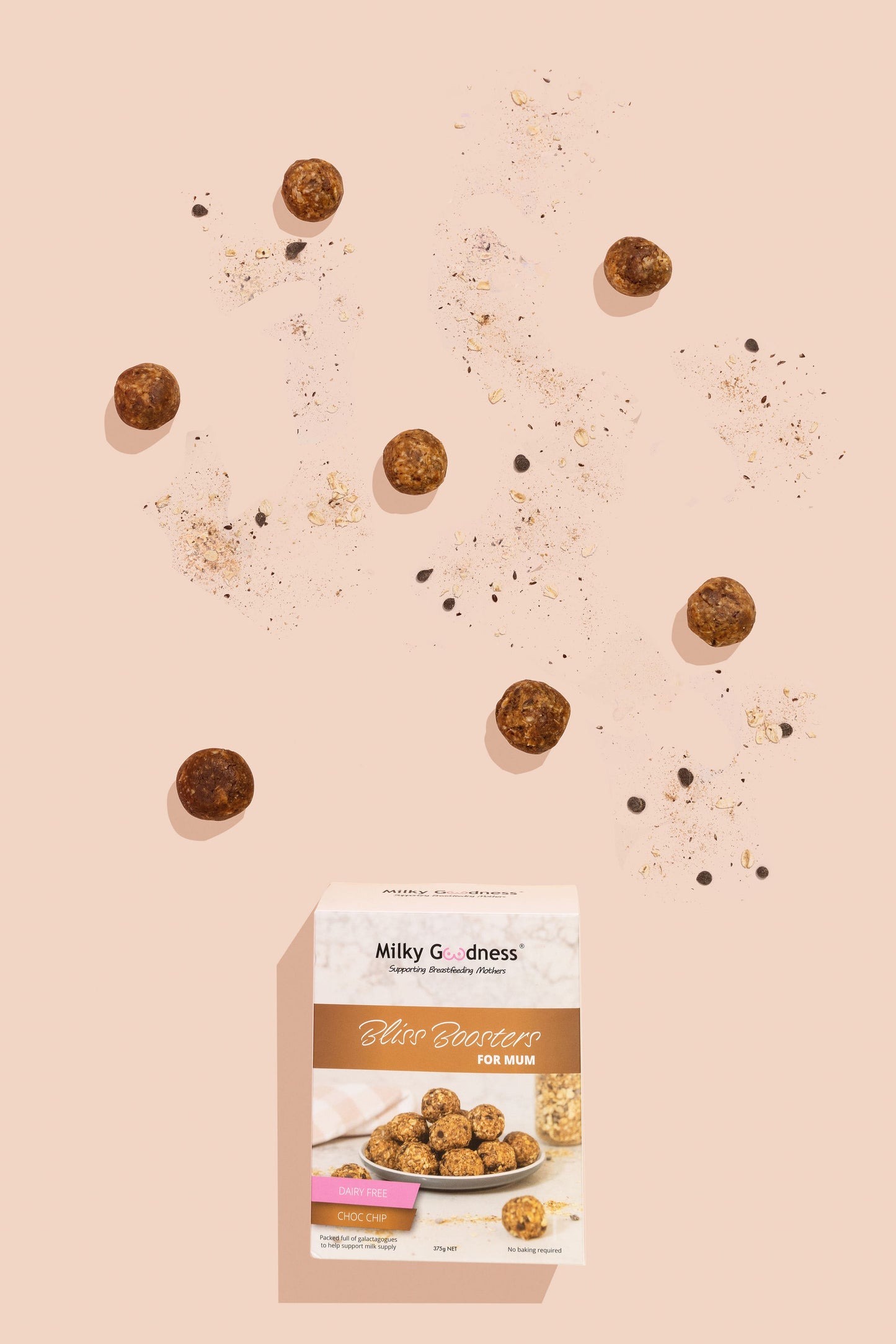 Lactation Bliss Booster Packet Mix - Choc Chip - Dairy Free