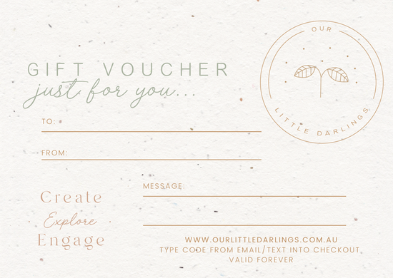 Our Little Darlings Gift Card