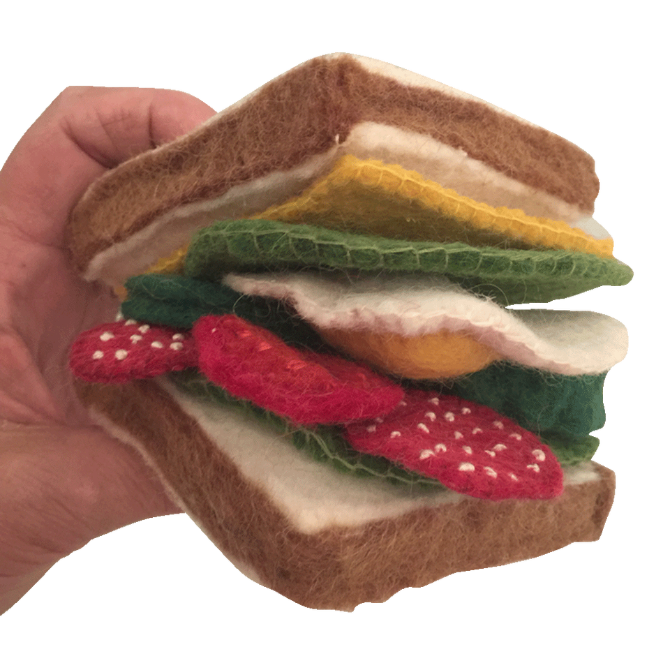 Felt Sandwich and Toppings Set