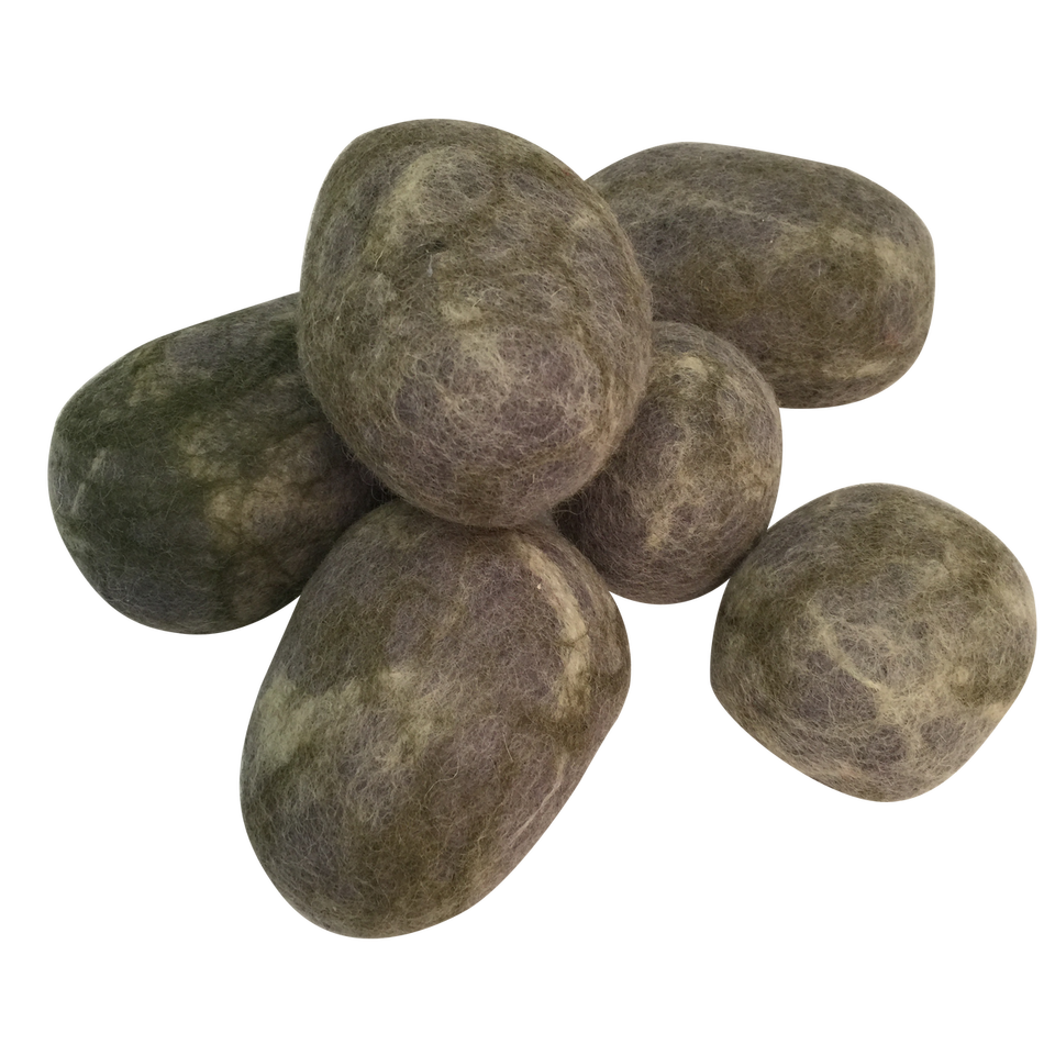 Felt Rock Set - 6 pieces