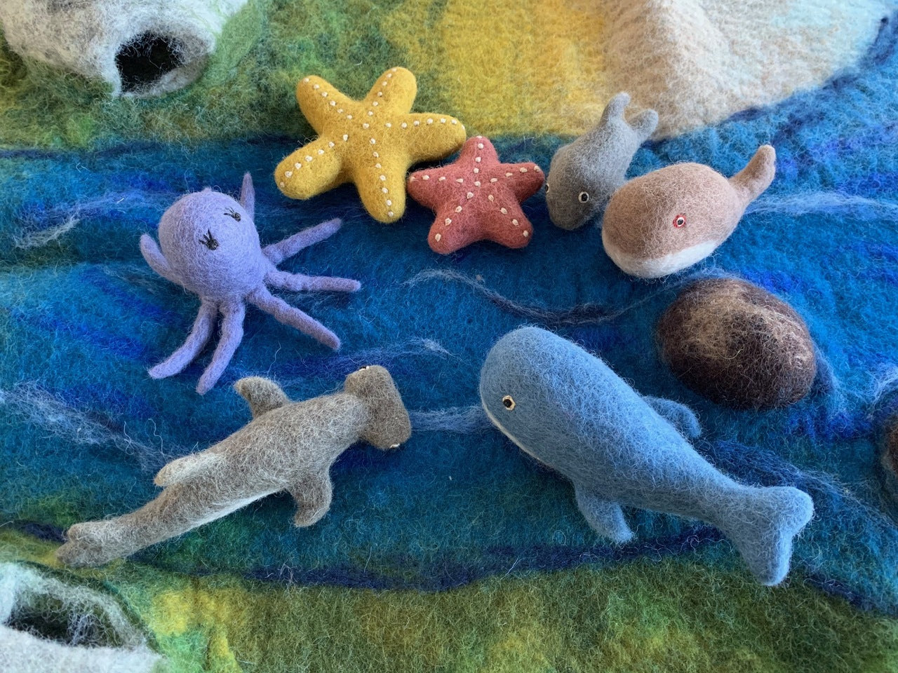 Felt Ocean Animal Set - 7 pieces