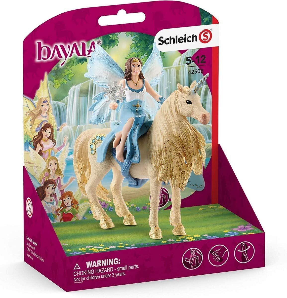 Eyela riding on Golden Unicorn