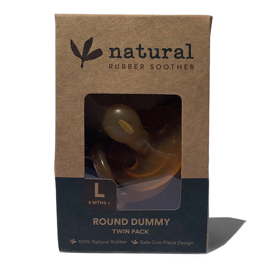 Natural Rubber Round Dummy - 2 pack - Various Sizes