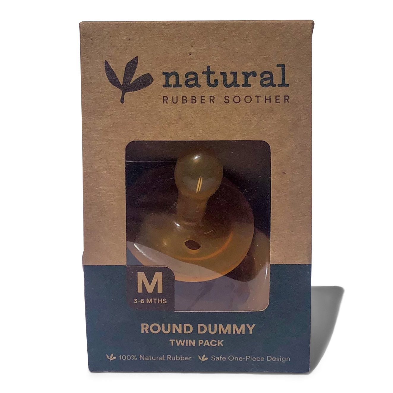 Natural Rubber Round Dummy - 2 pack - Various Sizes