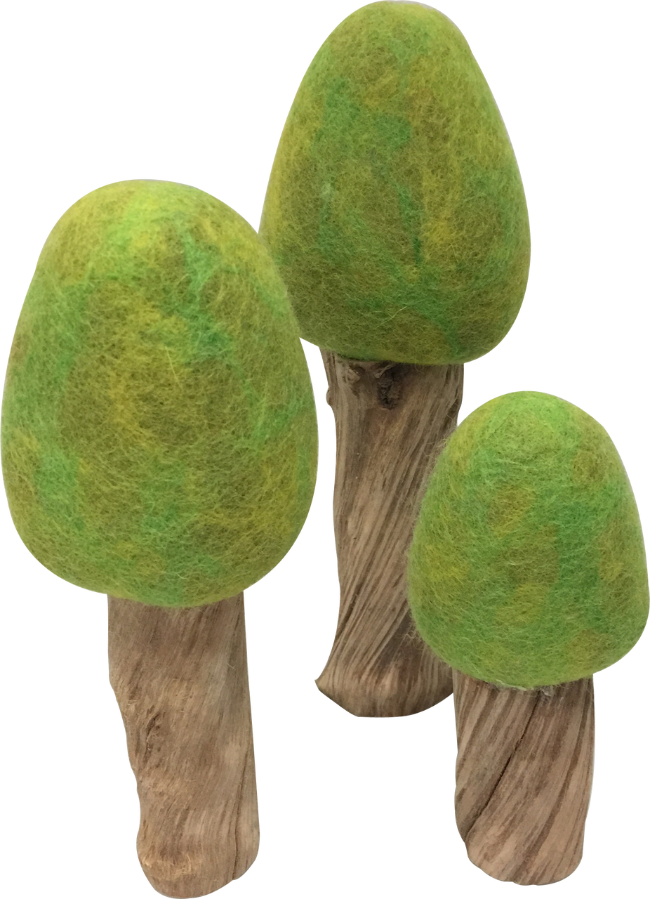 Spring Trees - Set of 3