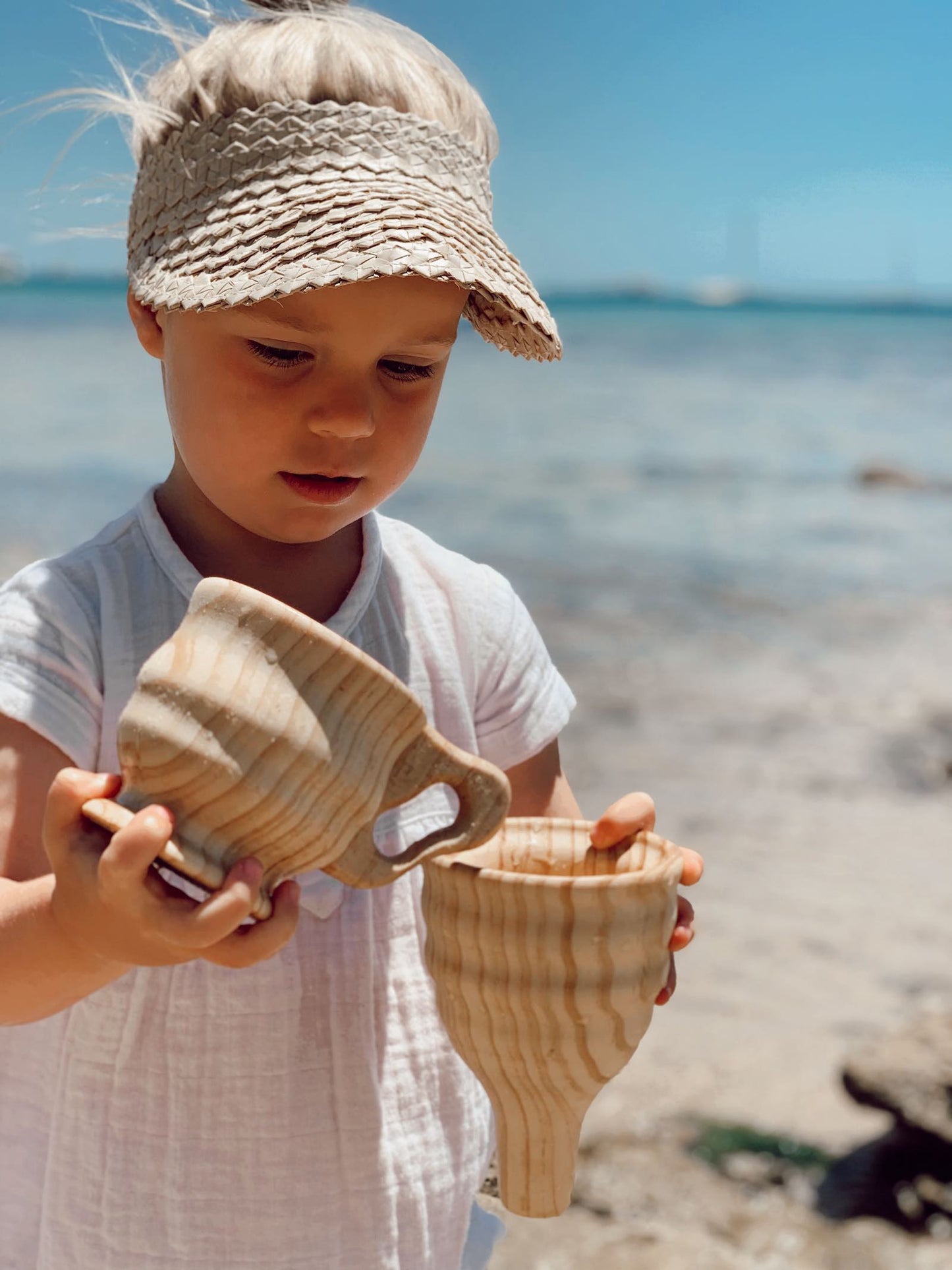Wooden Funnel and Large Cup