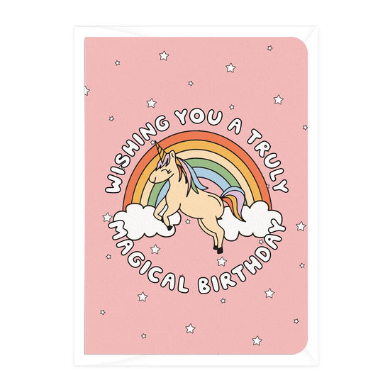 'Truly Magical Birthday' Unicorn Birthday Card