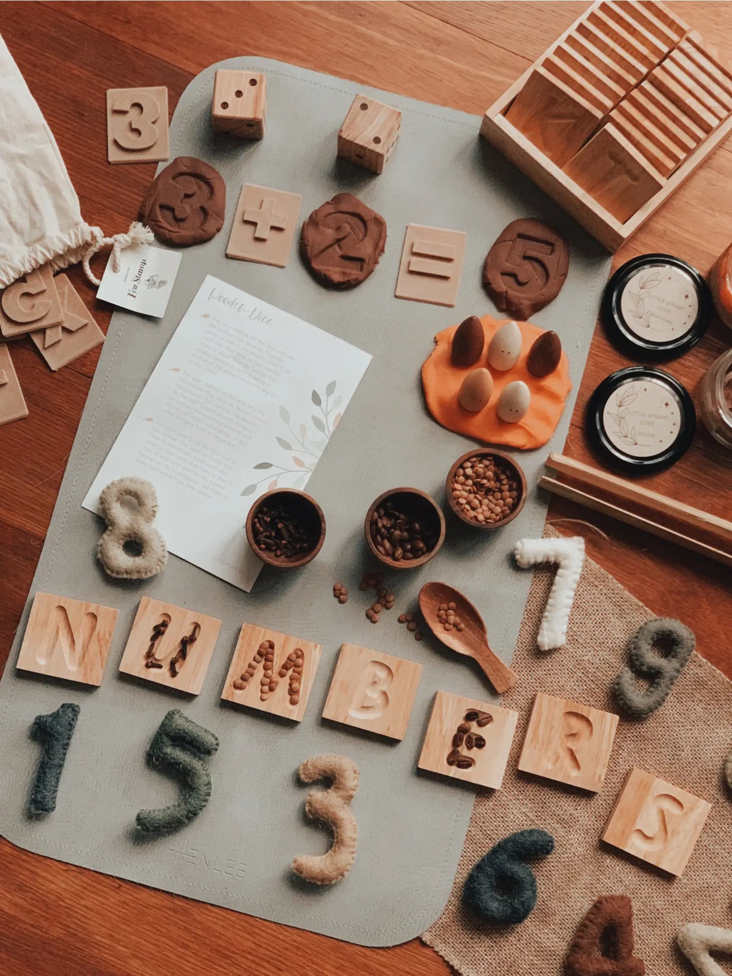 Upper Case Letter Individual Tile Tracing Set
