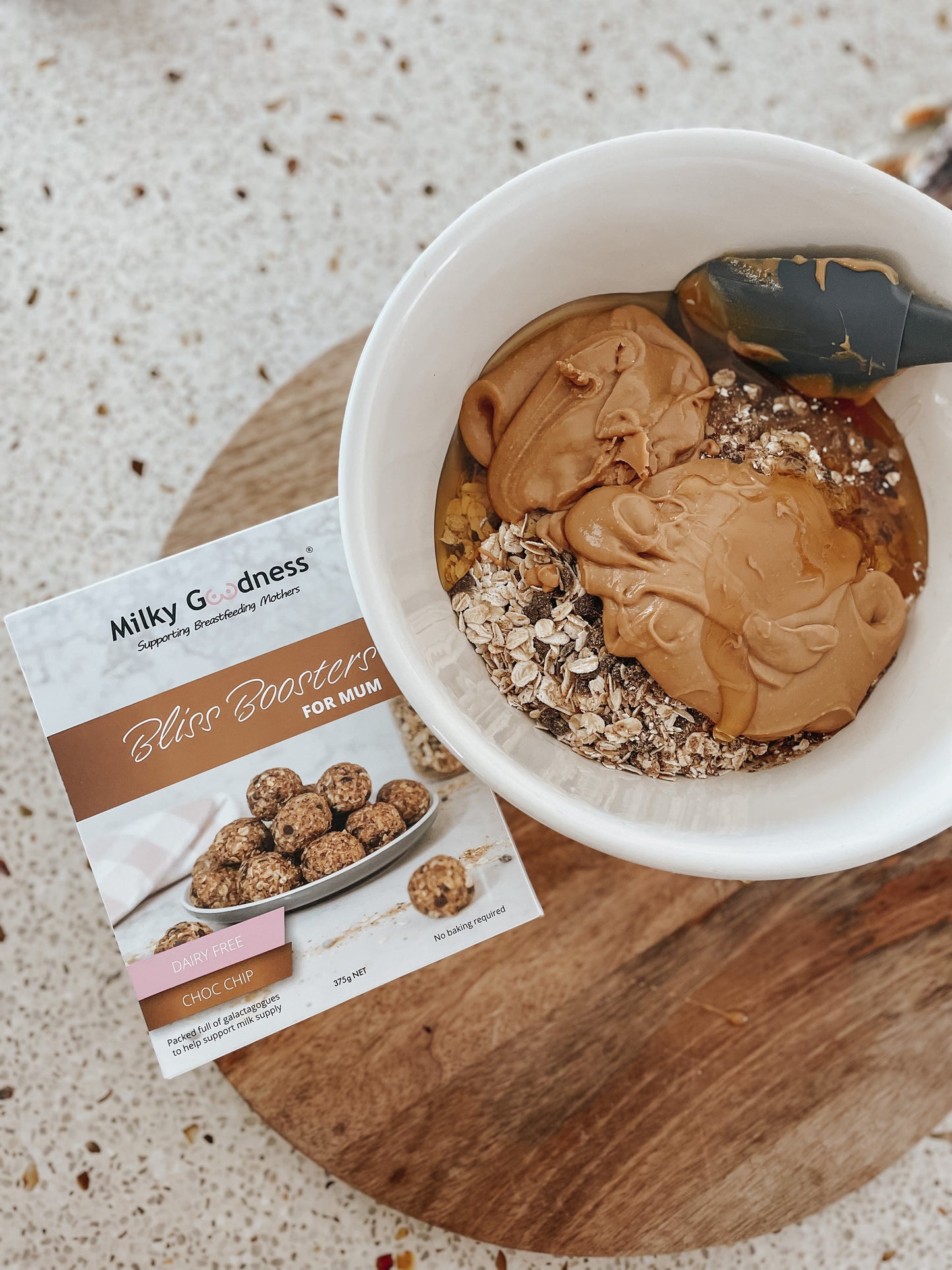 Lactation Bliss Booster Packet Mix - Choc Chip - Dairy Free