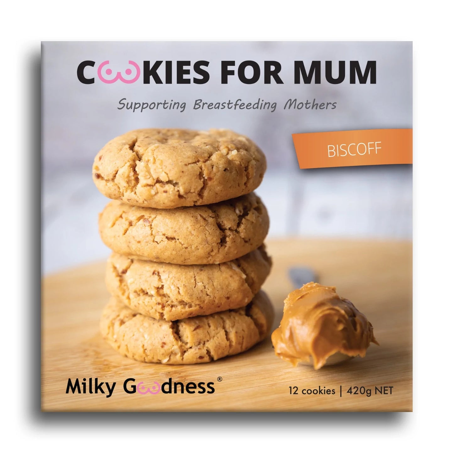 Lactation Cookies - Biscoff (Dairy Free)
