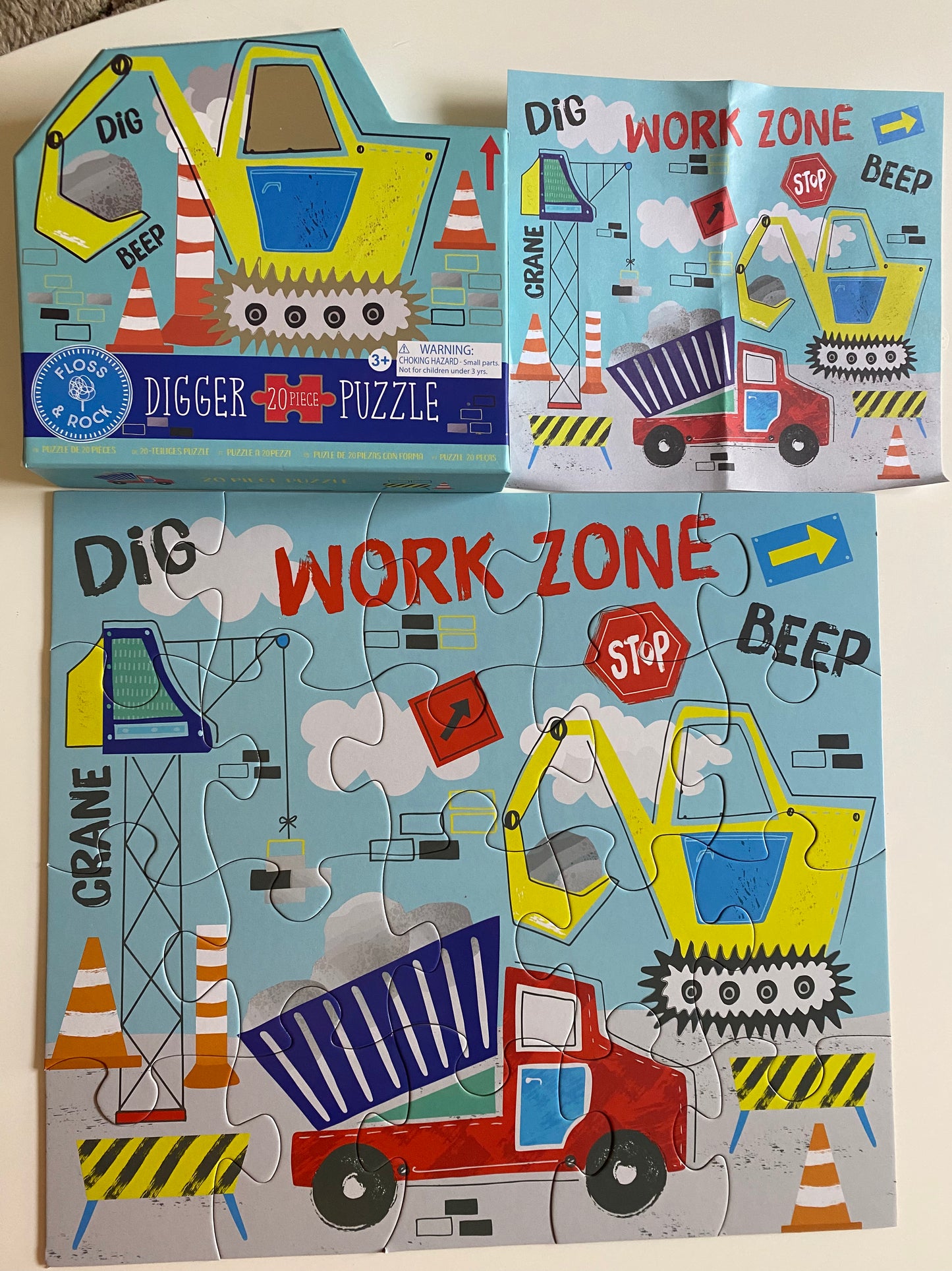 Jigsaw Puzzle 20 pc - Construction