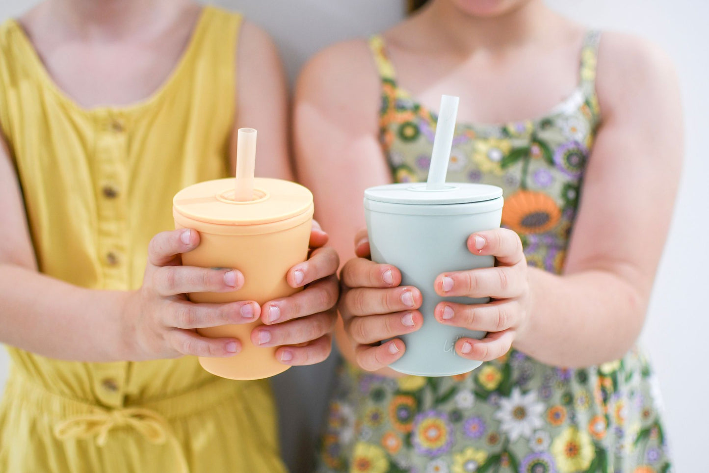 Silicone Straw Cup - Sage