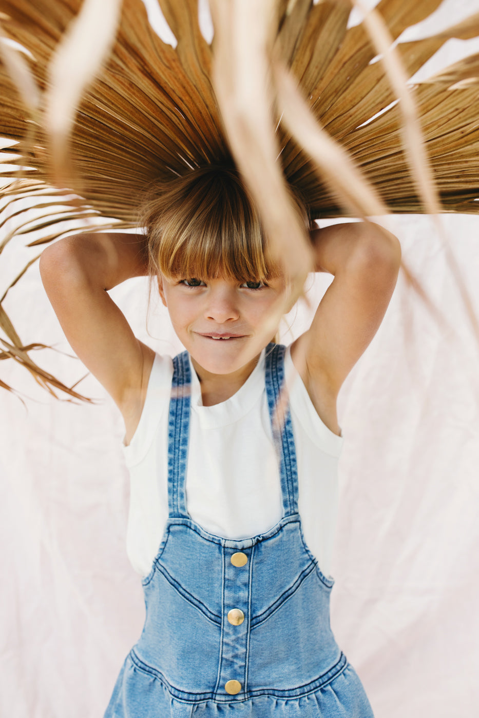 Deb Pinafore - Stretch Denim