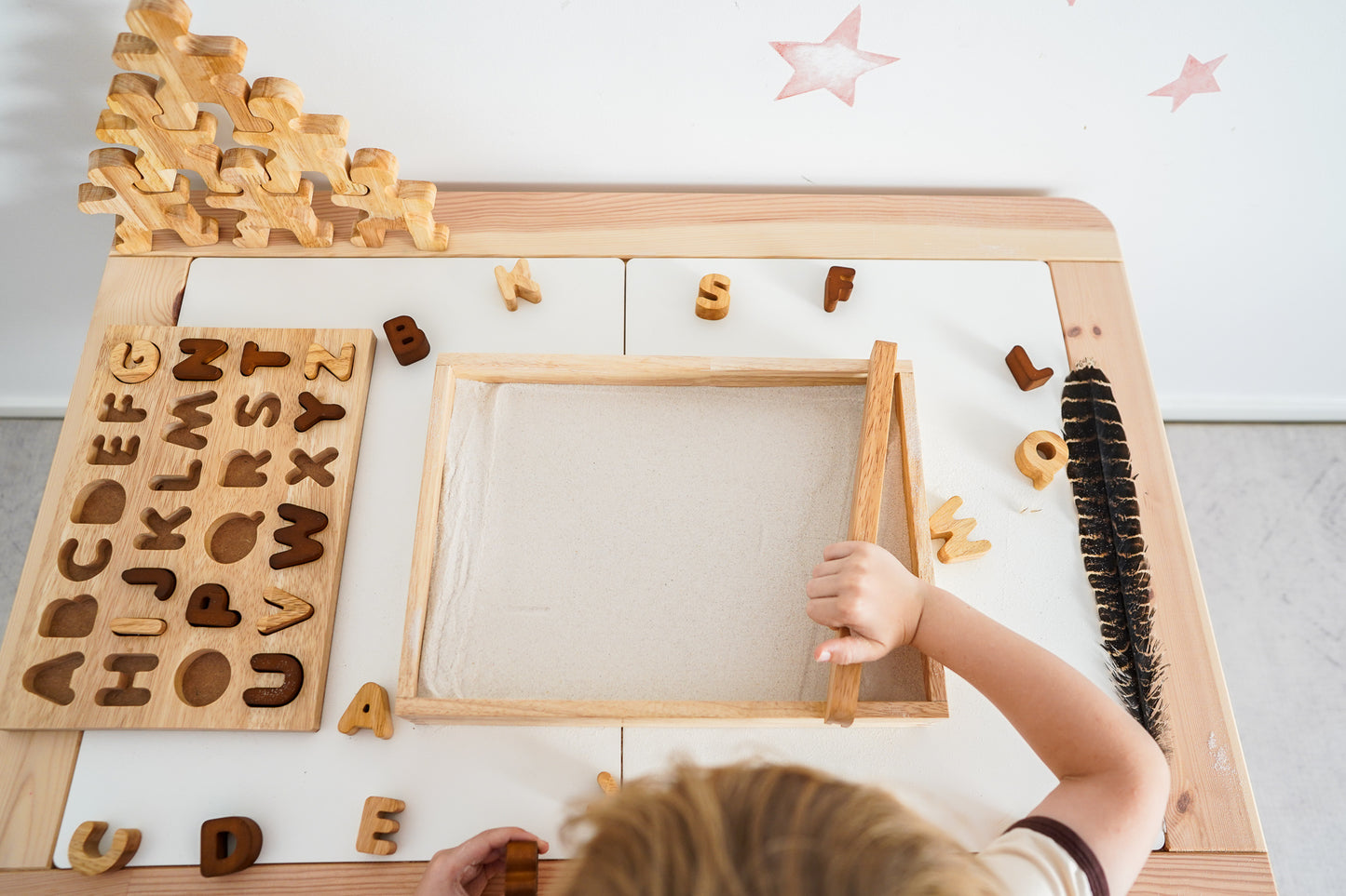 Wooden Tray - Sand Montessori Tray