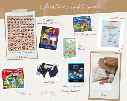 Christmas Gift Guide - Boys 6 - 8 years old.