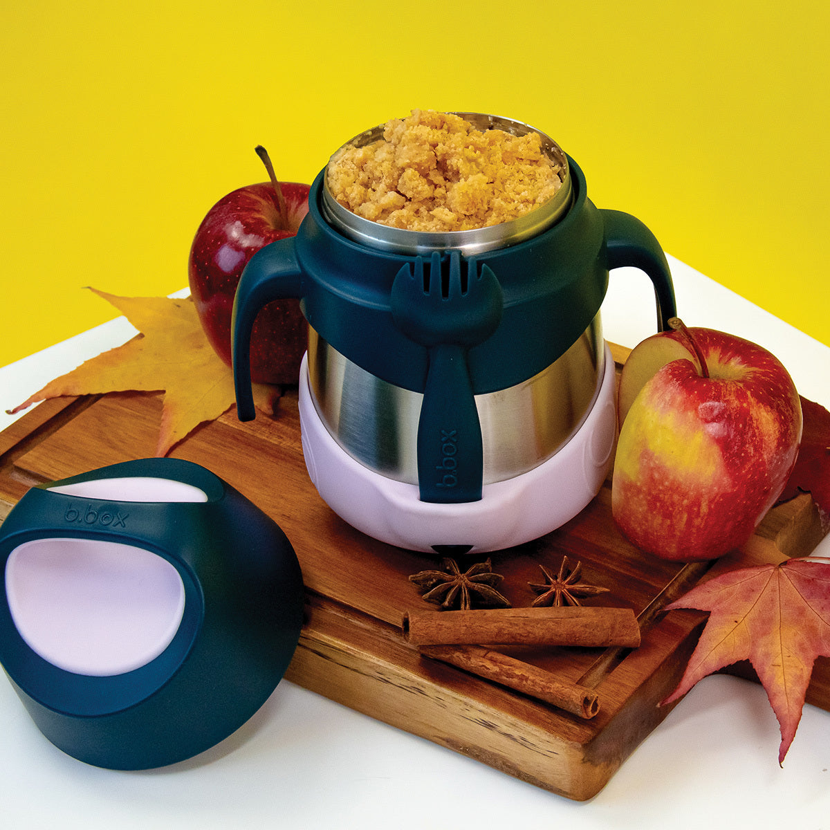Insulated Food Jar - Indigo Rose