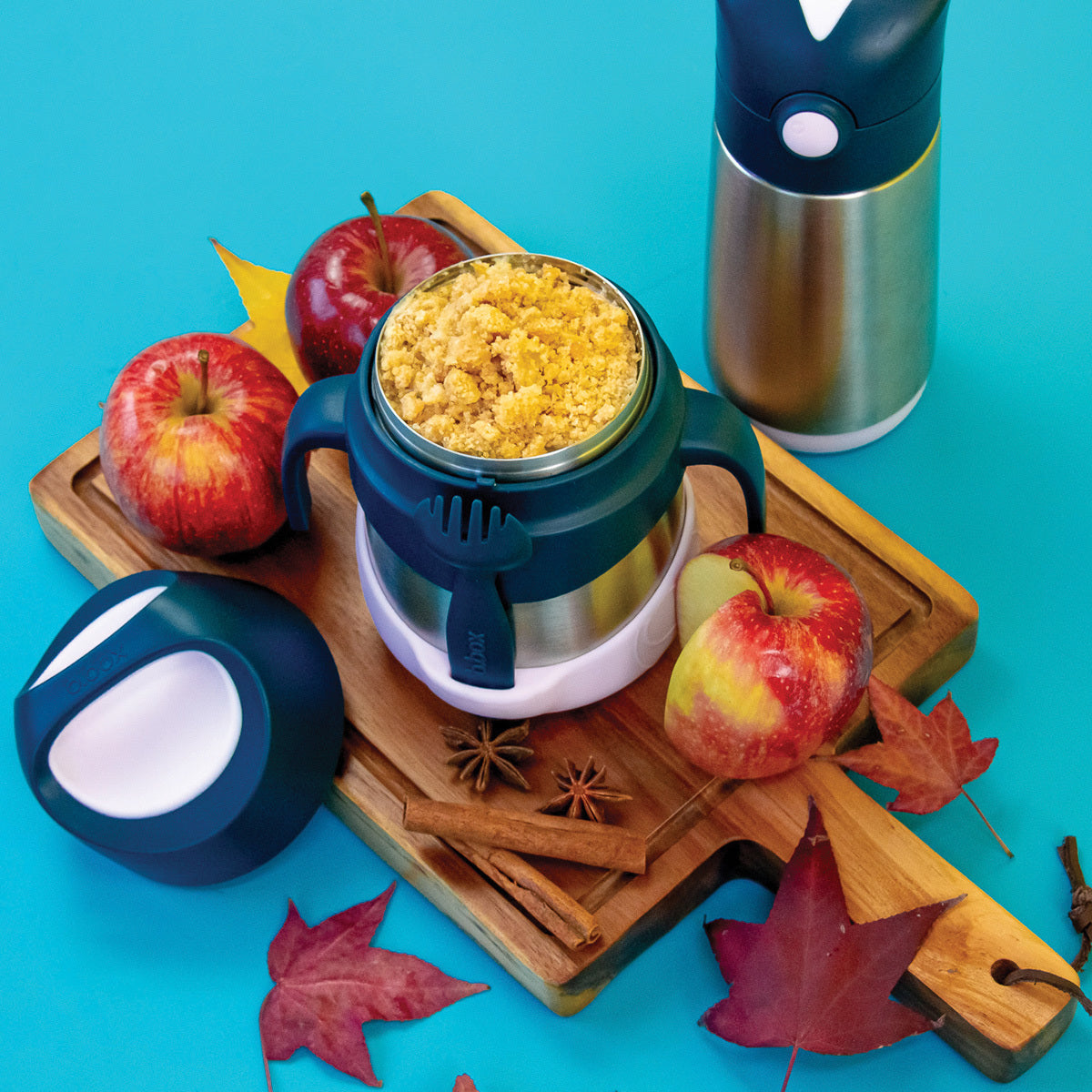 Insulated Food Jar - Indigo Rose